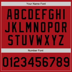 Maillot de baseball personnalisé Two Black Authentic Red Maillot de baseball personnalisé Two Black Authentic Red