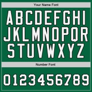 Maillot de baseball personnalisé blanc-noir authentique Kelly Green Maillot de baseball personnalisé blanc-noir authentique Kelly Green