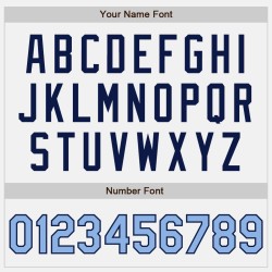 Maillot de baseball bleu marine et blanc authentique de couleur claire, deux modèles personnalisés Maillot de baseball bleu marine et blanc authentique de couleur claire, deux modèles personnalisés