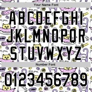 Maillot blanc et 3D authentique, motif animal drôle de baseball, motif dessin animé personnalisé, chat, chien, noir Maillot blanc et 3D authentique, motif animal drôle de baseball, motif dessin animé personnalisé, chat, chien, noir