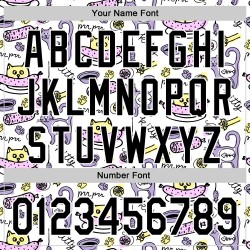 Maillot blanc et 3D authentique, motif animal drôle de baseball, motif dessin animé personnalisé, chat, chien, noir Maillot blanc et 3D authentique, motif animal drôle de baseball, motif dessin animé personnalisé, chat, chien, noir