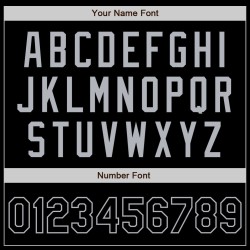 Maillot de baseball gris authentique personnalisé noir Maillot de baseball gris authentique personnalisé noir