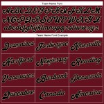 Maillot de baseball personnalisé Crimson Cream Black-City Authentic Maillot de baseball personnalisé Crimson Cream Black-City Authentic