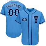 Maillot de baseball bleu marine et gris authentique Powder Maillot de baseball bleu marine et gris authentique Powder
