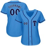 Maillot de baseball bleu marine et gris authentique Powder Maillot de baseball bleu marine et gris authentique Powder