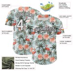 Maillot de baseball personnalisé flamant rose 3D blanc-noir, motif palmier, authentique, bleu tropical hawaïen Maillot de baseball personnalisé flamant rose 3D blanc-noir, motif palmier, authentique, bleu tropical hawaïen