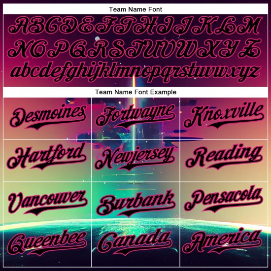Maillot rose Rave Design Black Hot Universe Baseball Motif psychédélique Authentique Personnalisé 3D Maillot rose Rave Design Black Hot Universe Baseball Motif psychédélique Authentique Personnalisé 3D