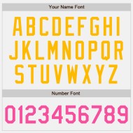 Maillot de baseball authentique à pois, ton deux, blanc, rose, vert et or Maillot de baseball authentique à pois, ton deux, blanc, rose, vert et or