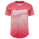 Coeur personnalisé moyen Saint-Valentin 3D rose blanc-lumière Jersey Baseball Day Authentic Love Pink Coeur personnalisé moyen Saint-Valentin 3D rose blanc-lumière Jersey Baseball Day Authentic Love Pink