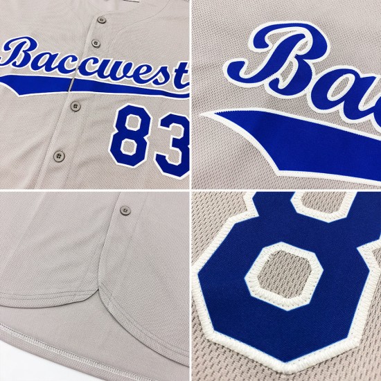 Maillot de baseball gris personnalisé authentique noir et or Maillot de baseball gris personnalisé authentique noir et or