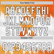 Ruban 3D personnalisé et authentique pour le cancer du rein, orange et noir, style baseball, blanc Ruban 3D personnalisé et authentique pour le cancer du rein, orange et noir, style baseball, blanc