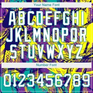 Maillot personnalisé Graffiti motif authentique blanc-bleu sarcelle 3D Urban Baseball abstrait Maillot personnalisé Graffiti motif authentique blanc-bleu sarcelle 3D Urban Baseball abstrait